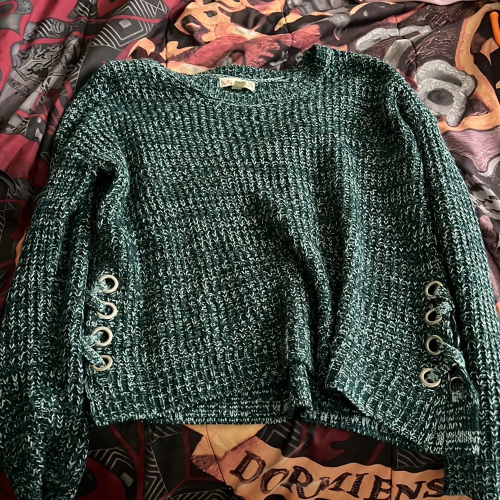 Green sweater